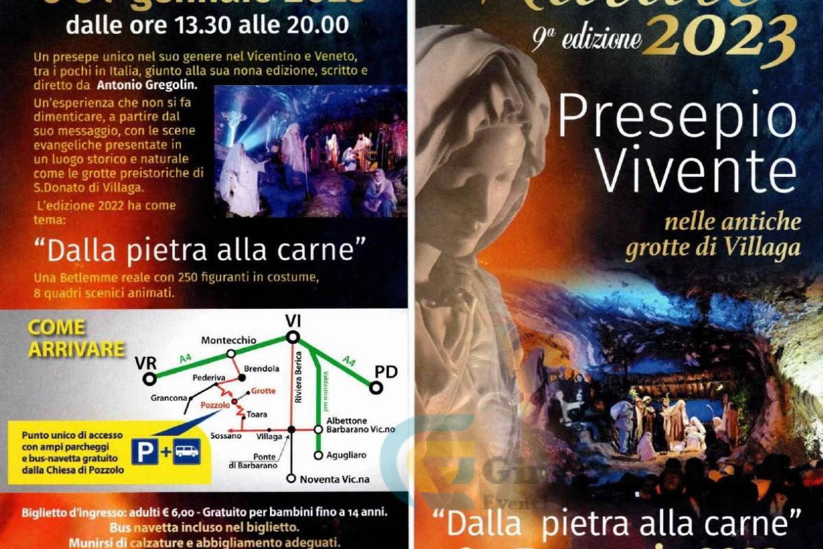 Presepio Vivente Grotte Villaga