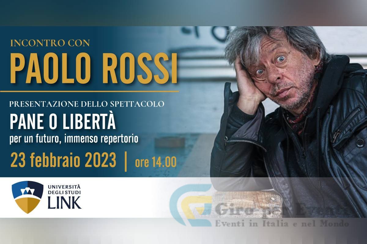 Incontro con Paolo Rossi all'Università Link di Roma