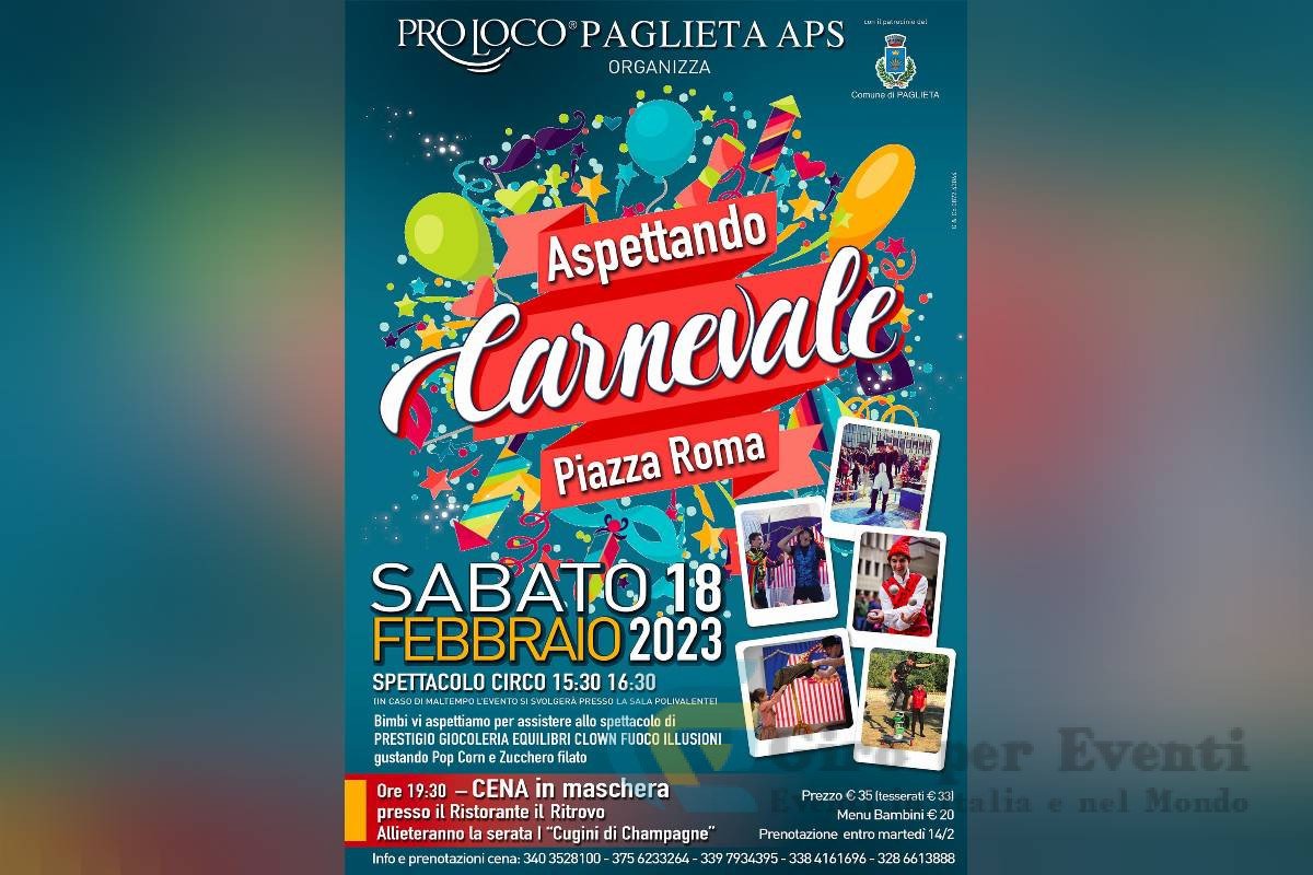 Aspettando il Carnevale a Paglieta