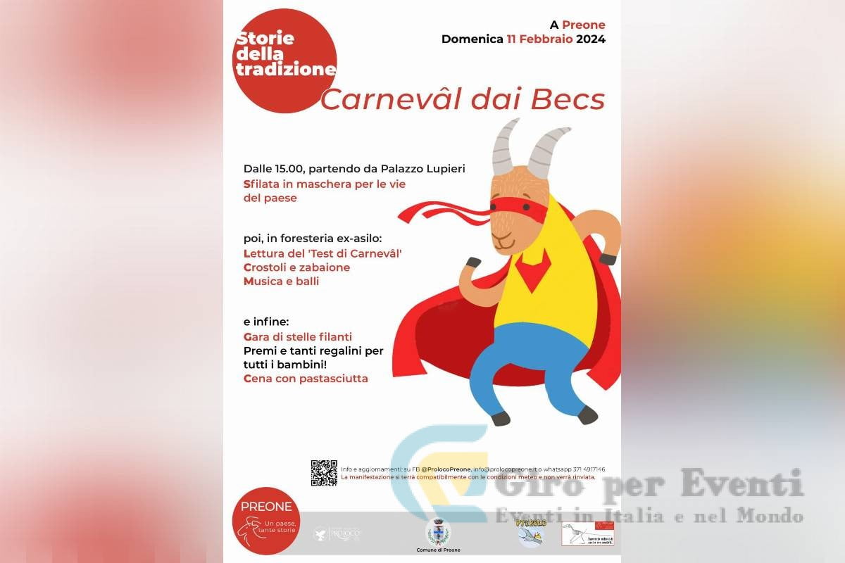 Carnaval dai Becs a Preone