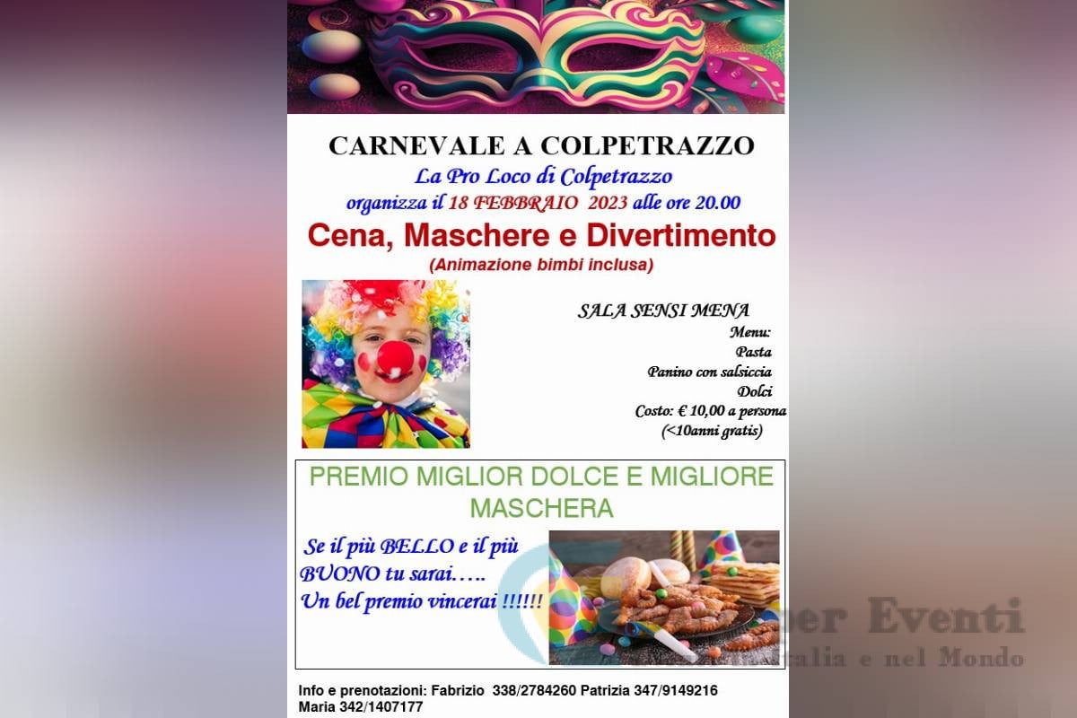 Carnevale a Colpetrazzo