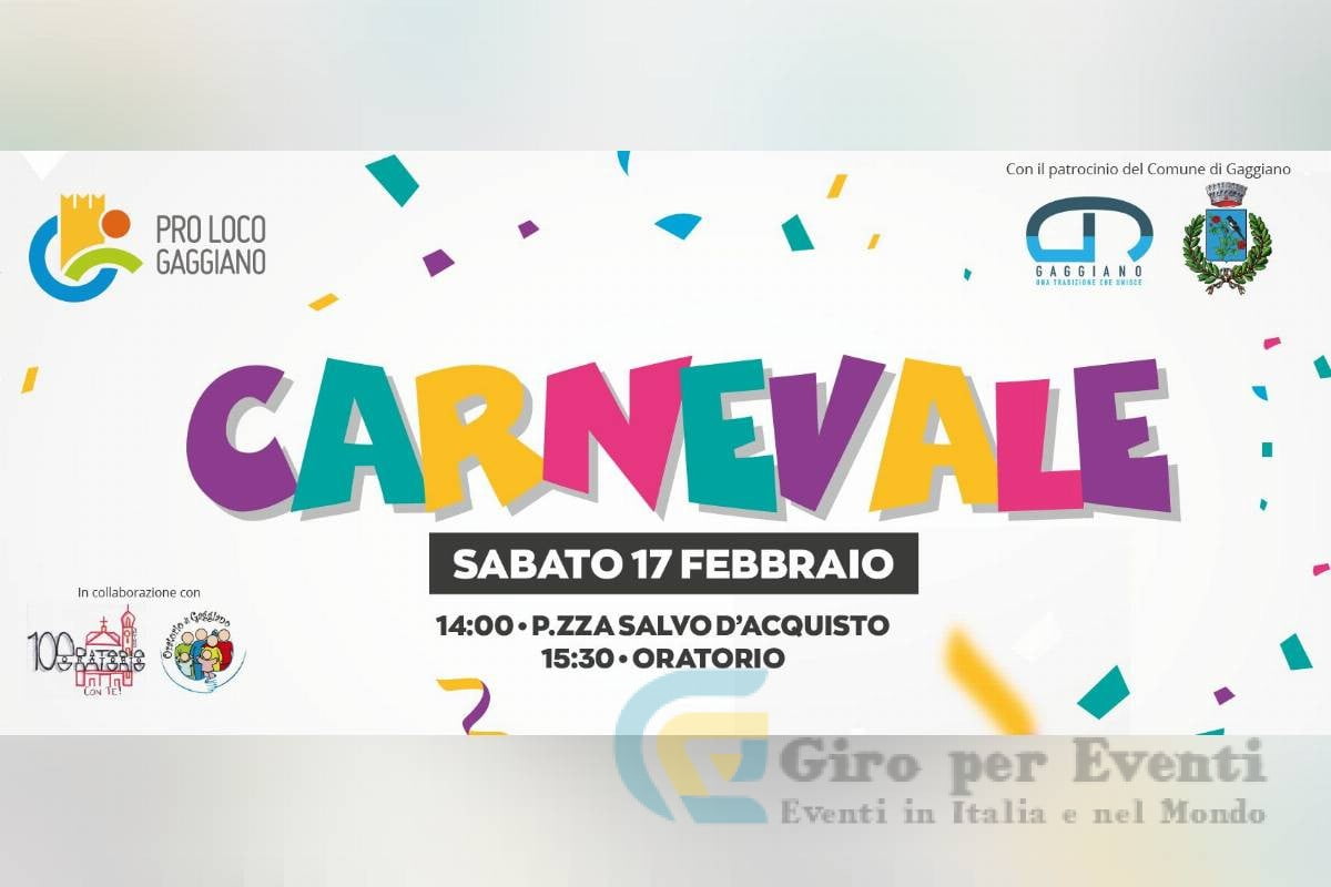 Carnevale a Gaggiano