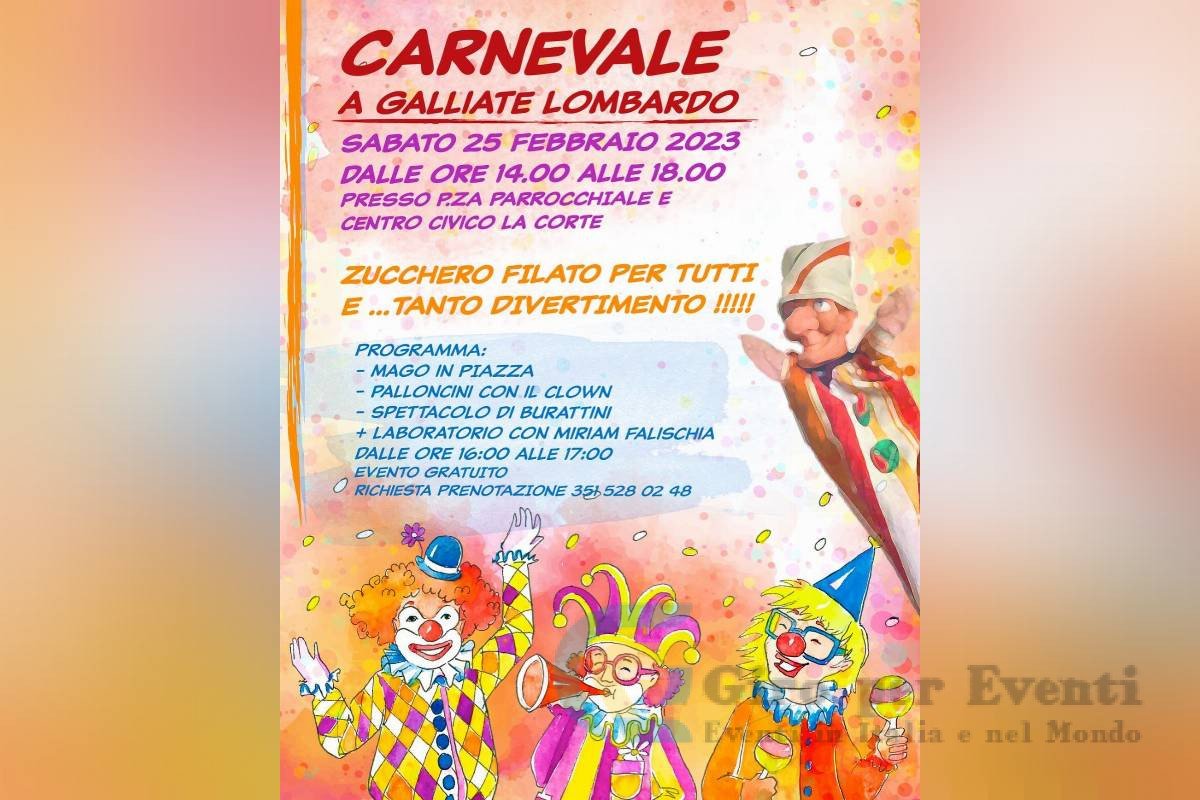 Carnevale a Galliate Lombardo