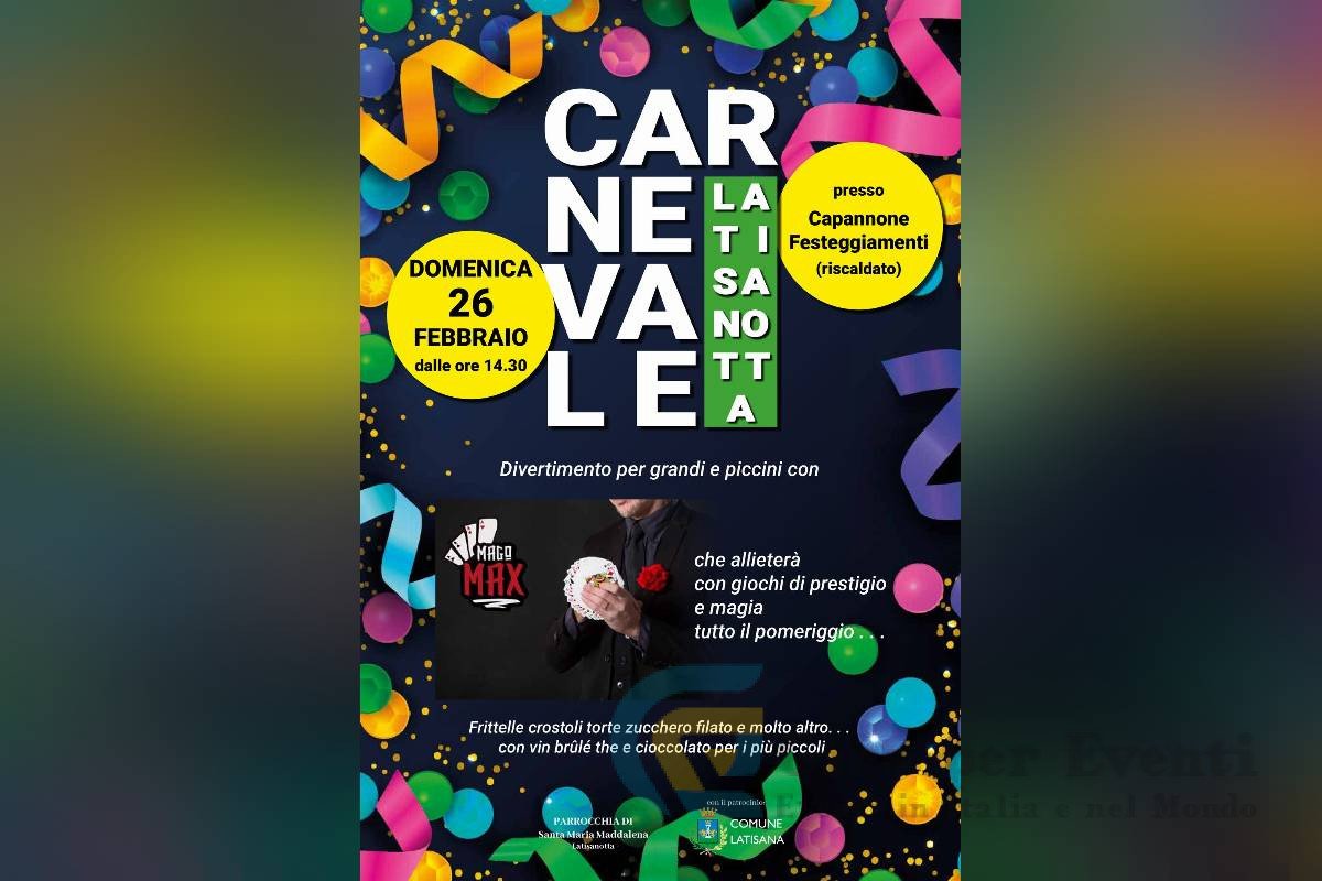 Carnevale a Latisanotta