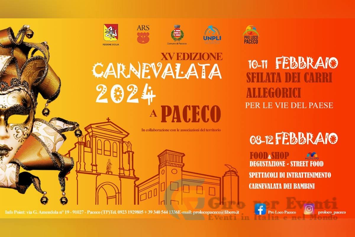 Carnevale a Paceco banner