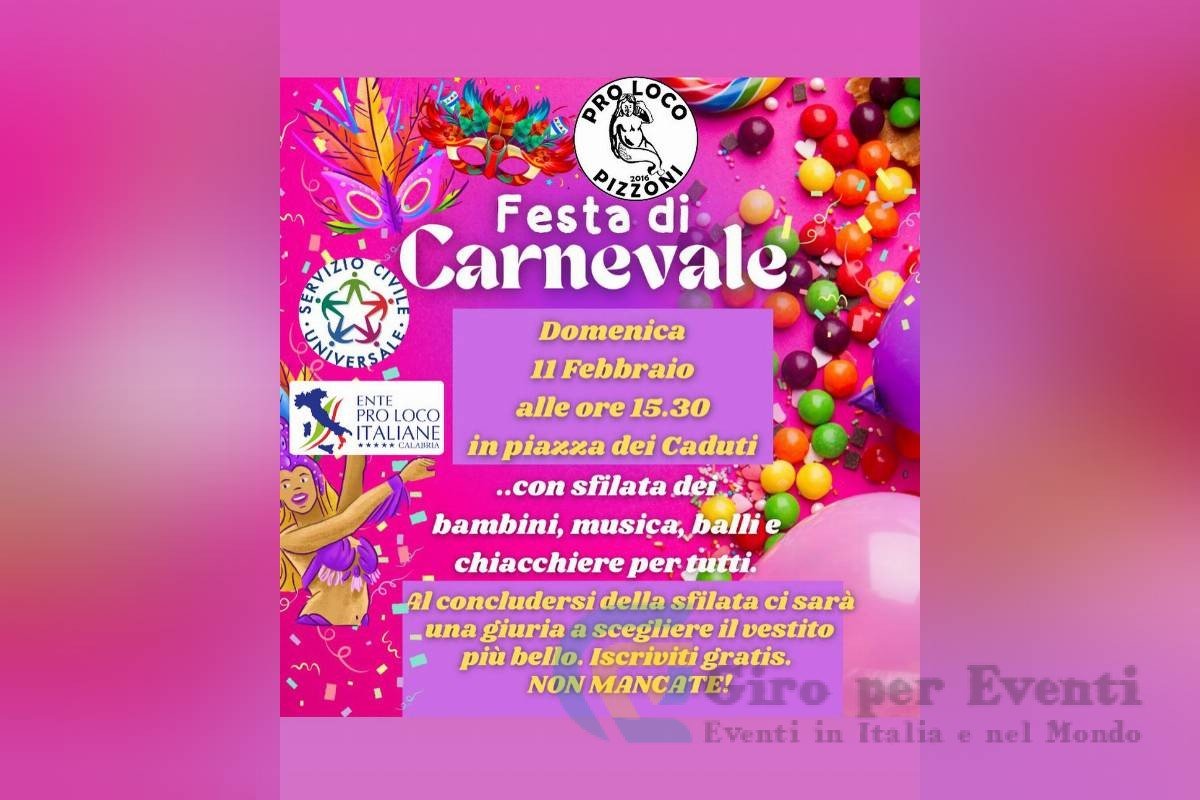 Carnevale a Pizzoni