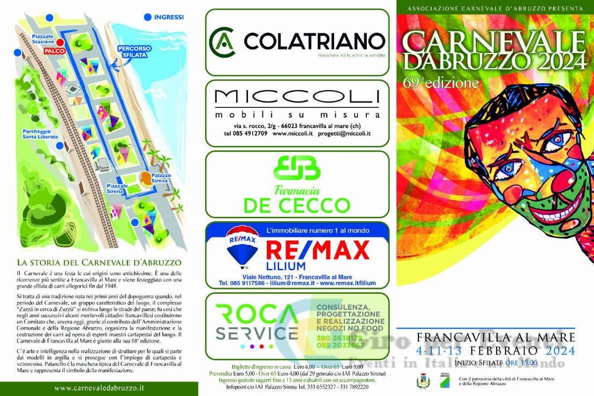 Carnevale d'Abruzzo a Francavilla al Mare banner