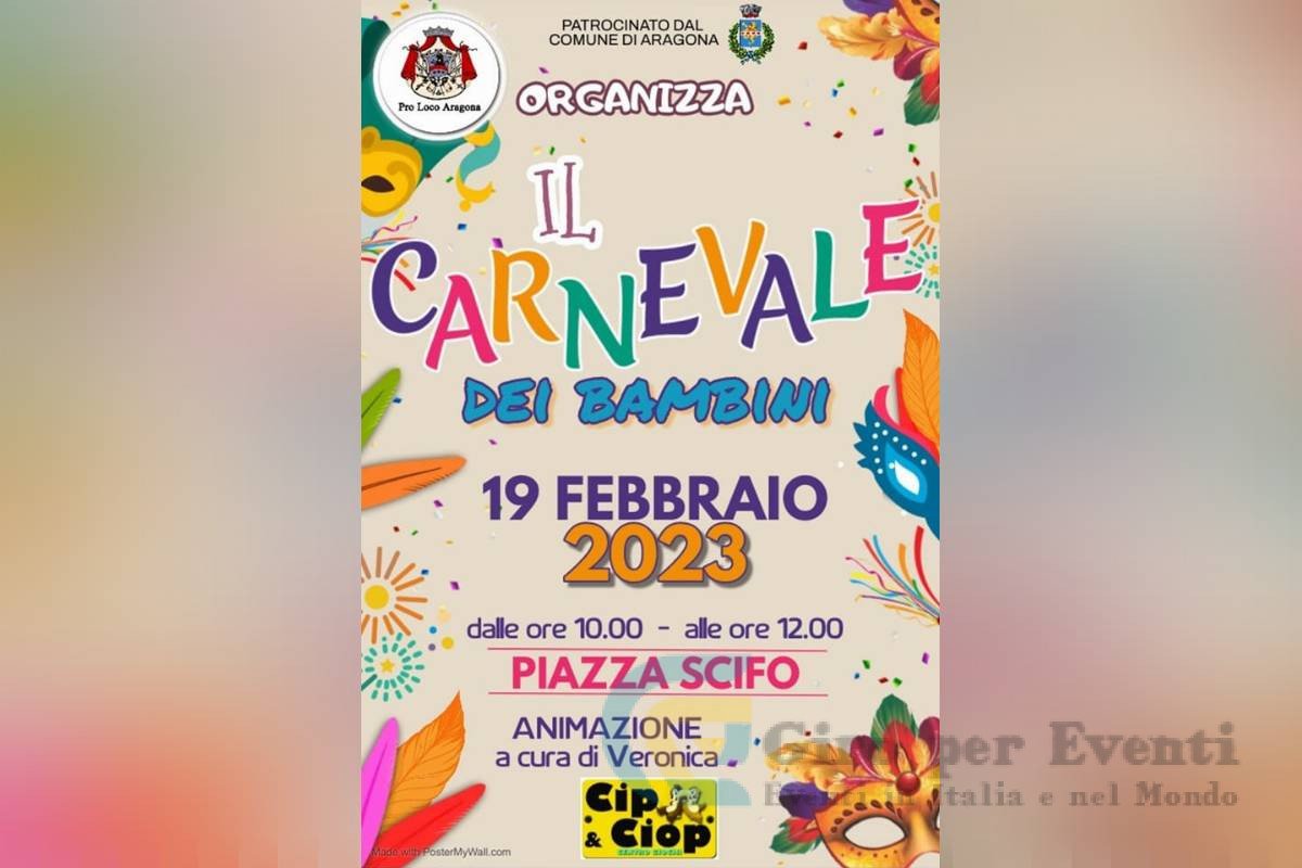 Carnevale dei Bambini ad Aragona