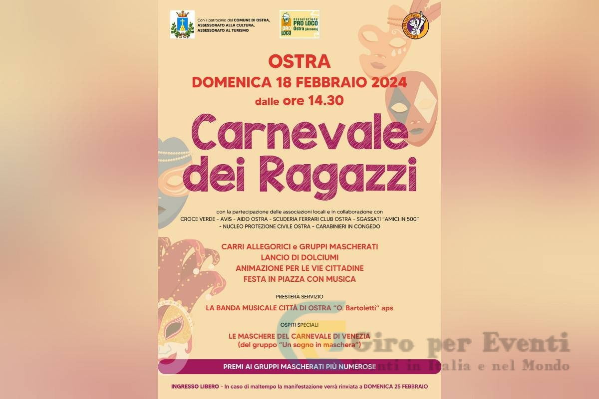 Carnevale dei Ragazzi a Ostra