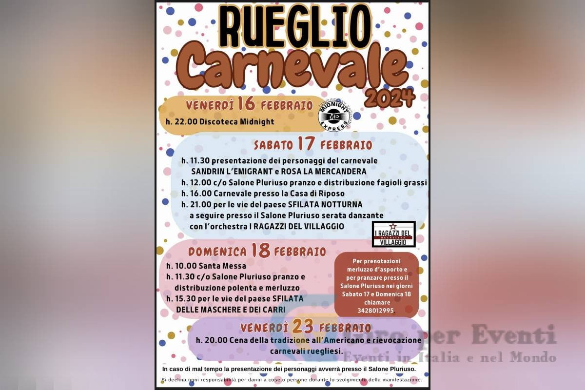 Carnevale di Rueglio