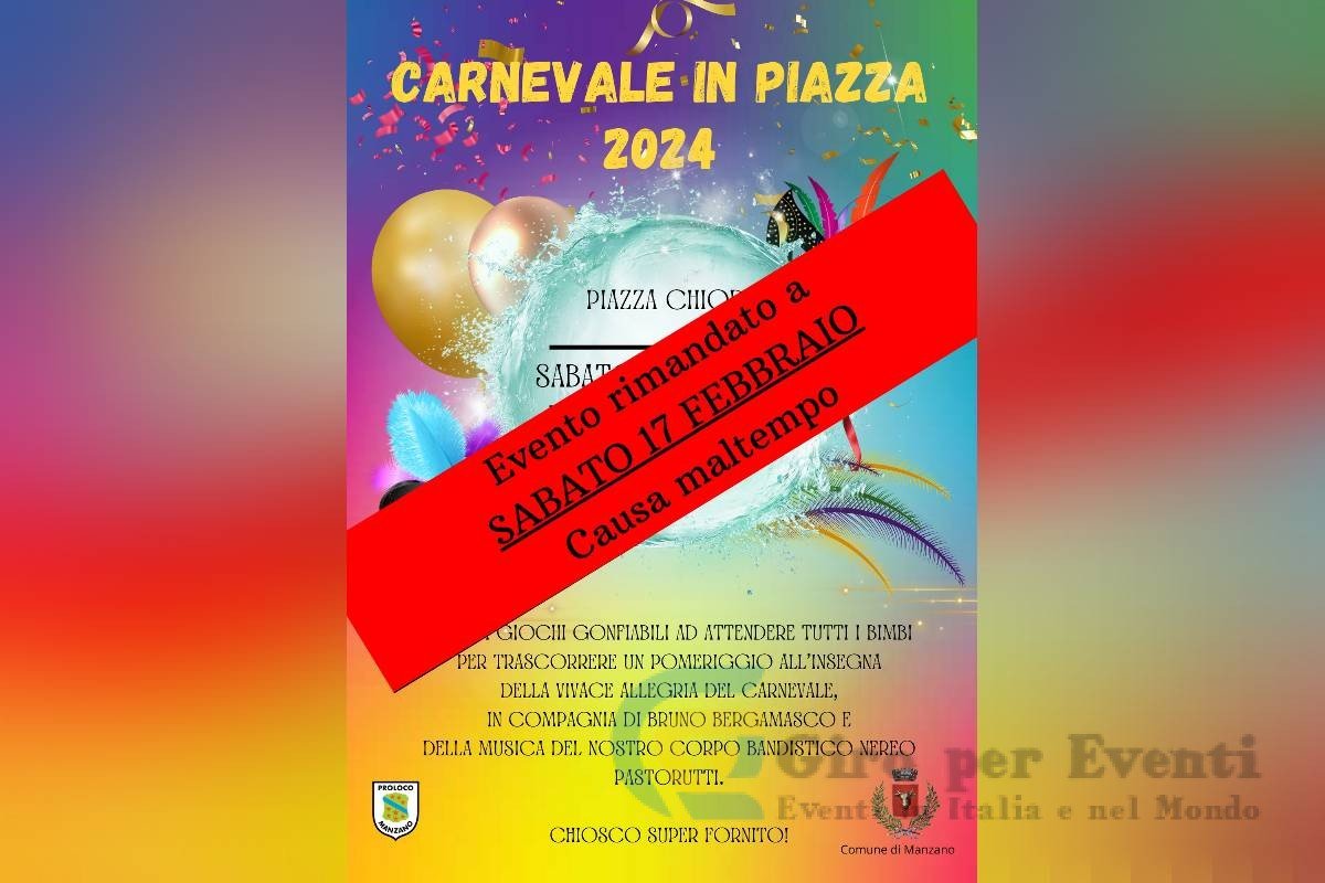 Carnevale in Piazza a Manzano