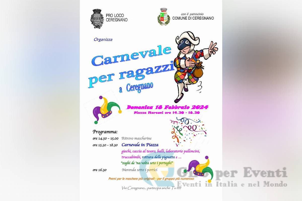 Carnevale per Ragazzi a Ceregnano