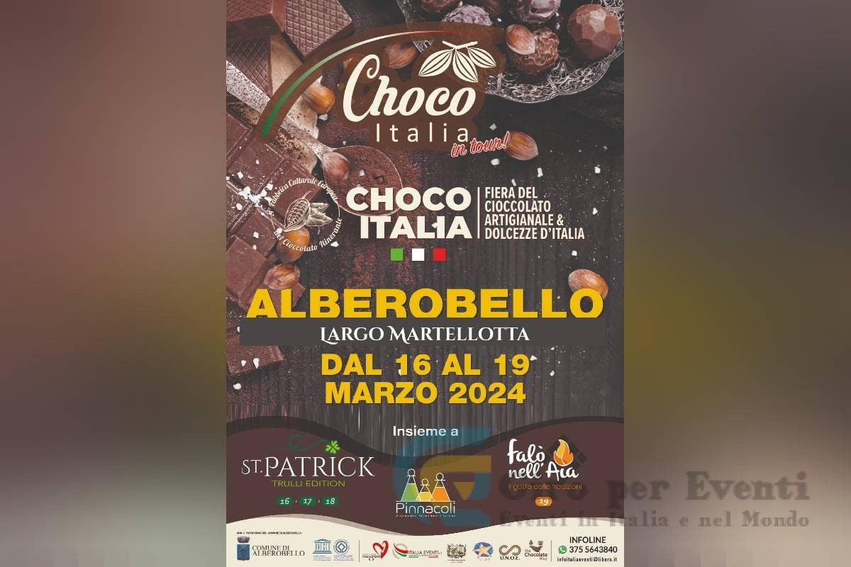 Choco Italia in Tour ad Alberobello