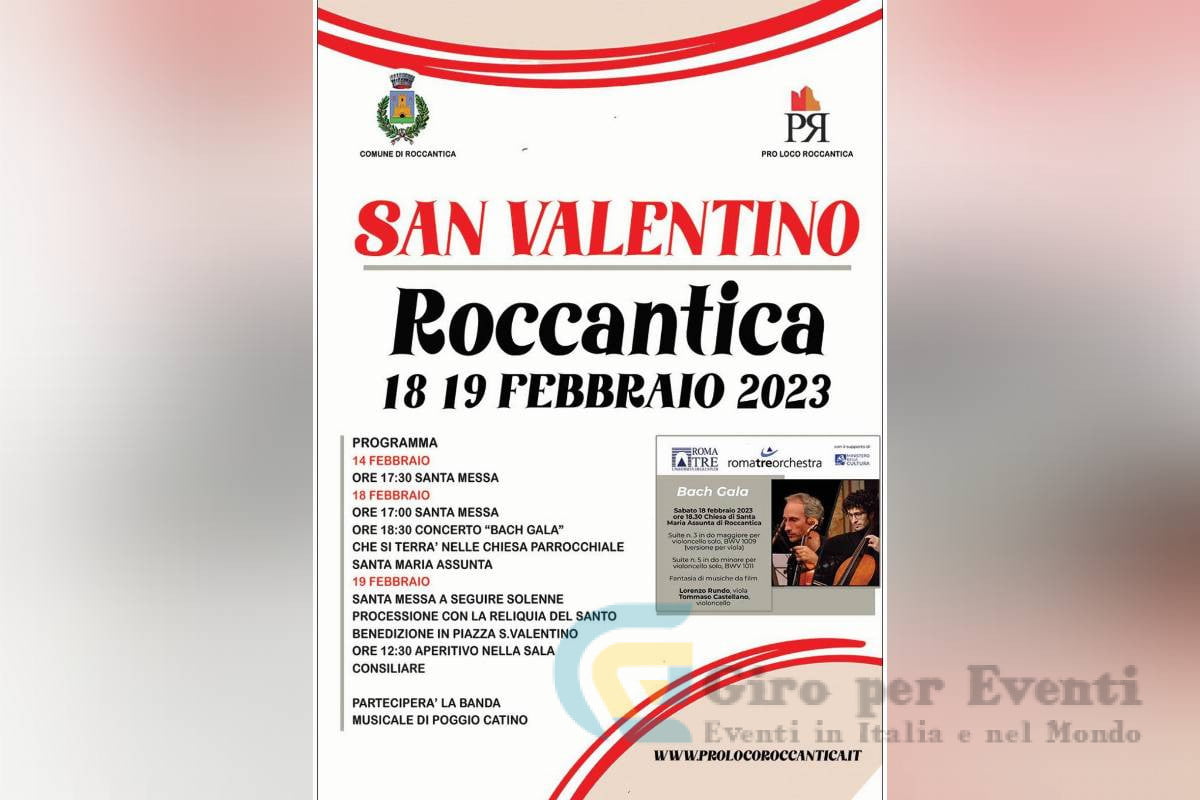 Festa del Patrono San Valentino a Roccantica