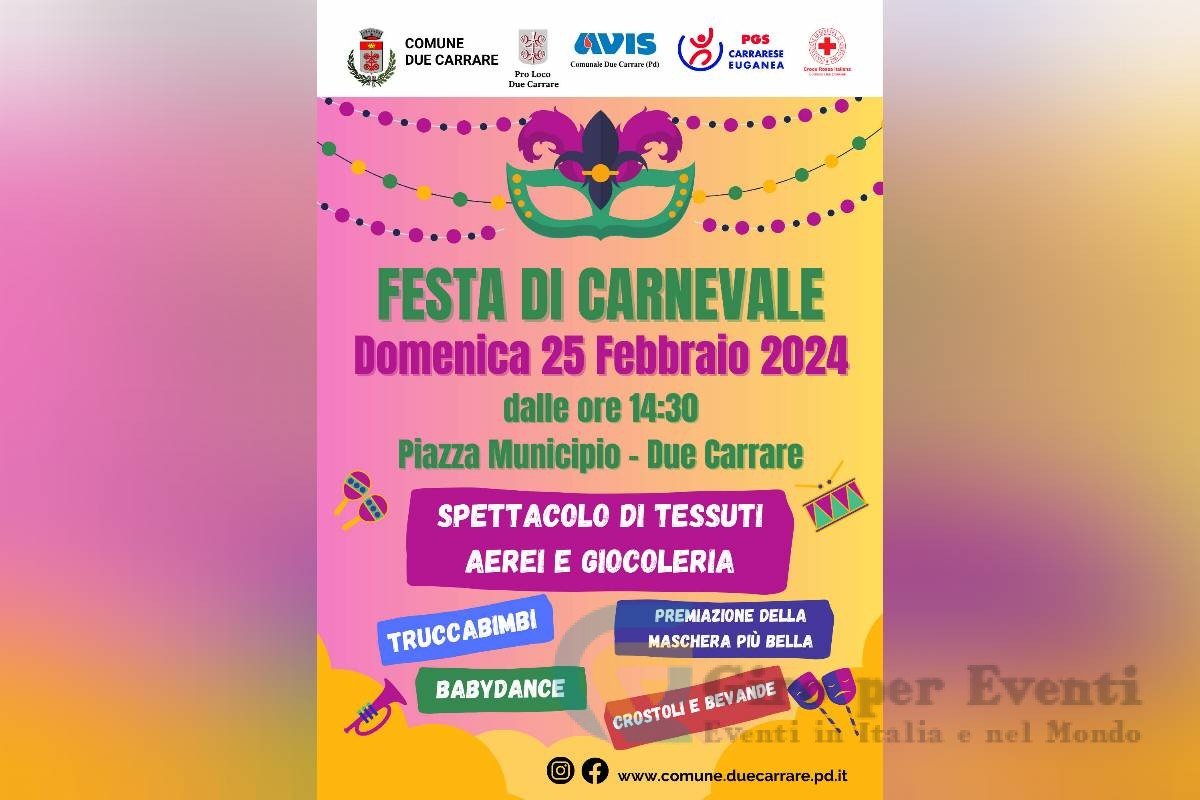 Festa di Carnevale a Due Carrare