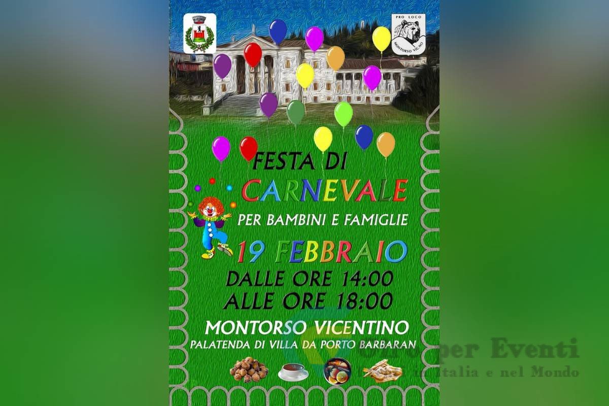 Festa di Carnevale a Montorso Vicentino