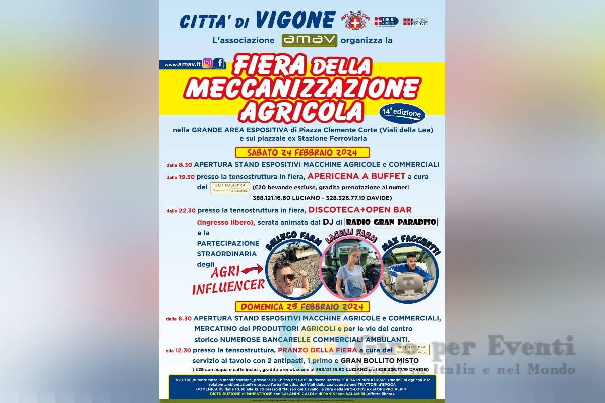 Fiera della Meccanizzazione Agricola a Vigone