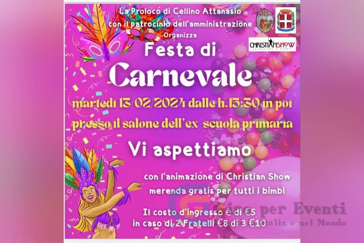 Il Carnevale dei Bambini a Cellino Attanasio