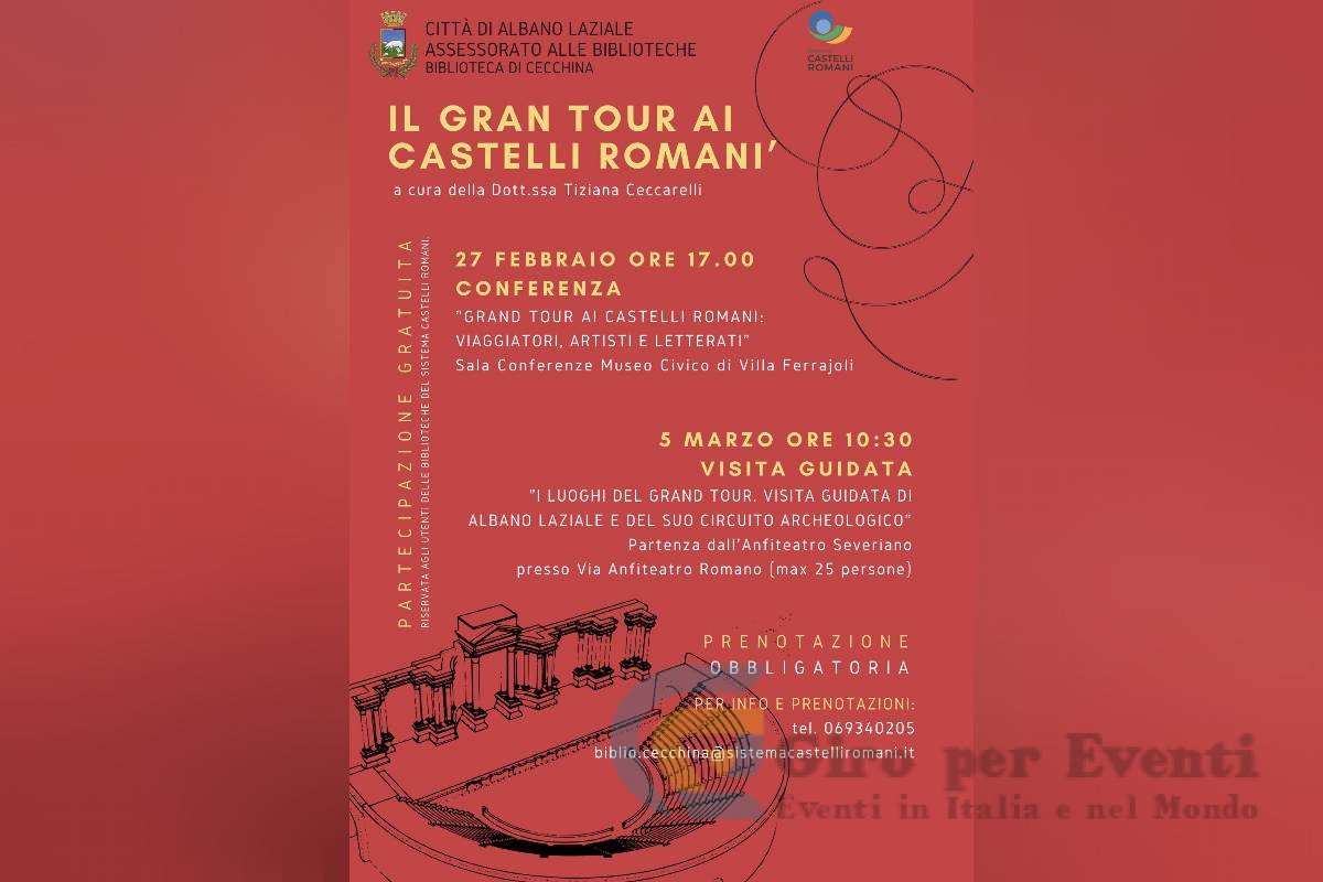 Il Grand Tour ai Castelli Romani Albano Laziale