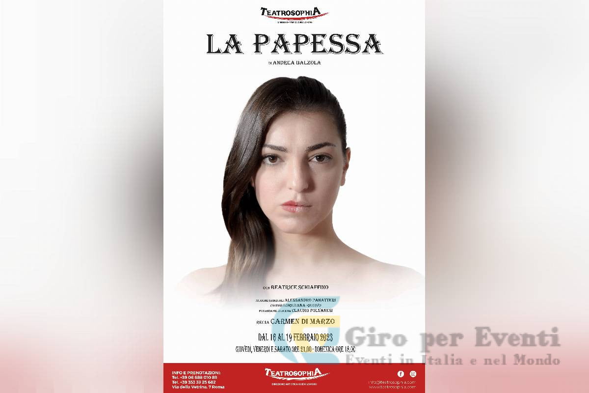 La Papessa di Andrea Balzola a Teatrosophia