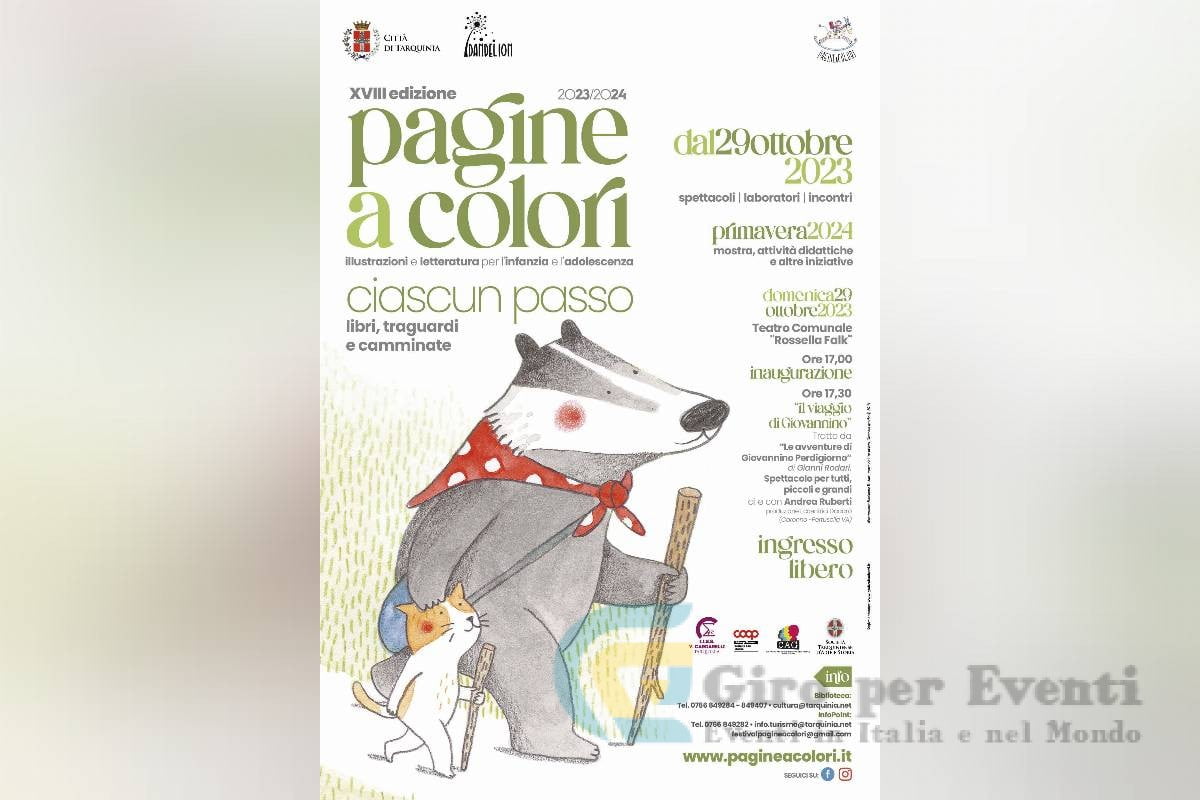 Festival PAGINEaCOLORI a Tarquinia