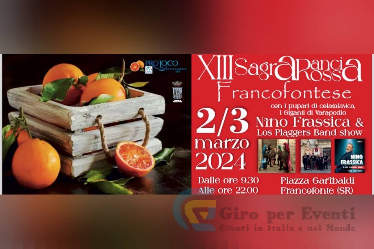 Sagra dell'Arancia Rossa Francofontese