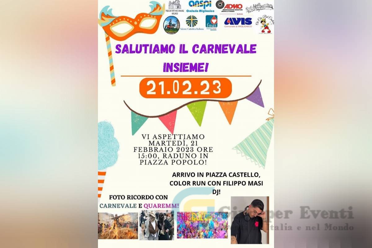 Salutiamo Insieme il Carnevale a Miglionico