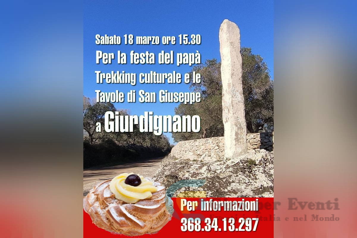 Trekking e Le Tavole di San Giuseppe a Giurdignano