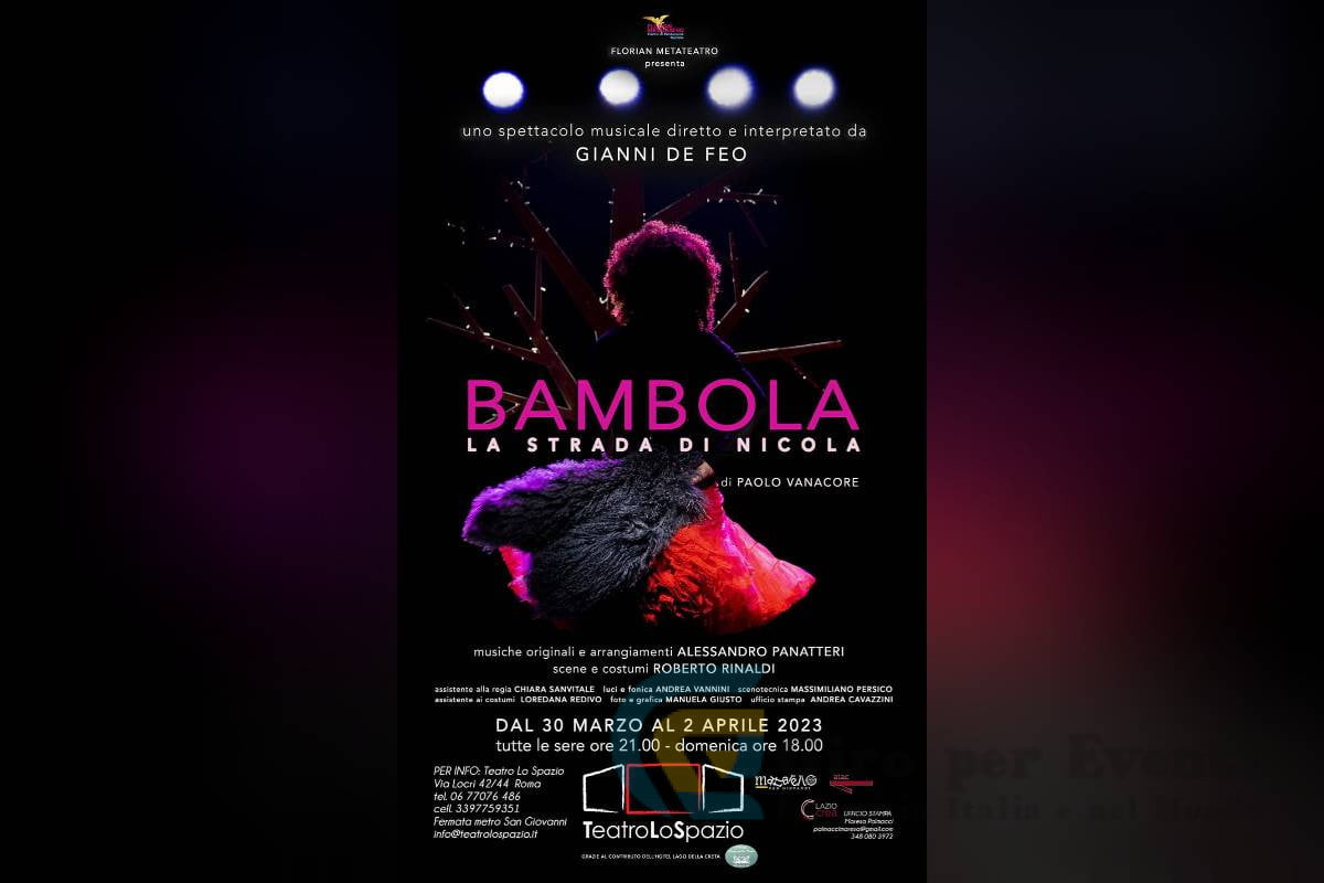 Bambola – La strada di Nicola al Teatro Lo Spazio di Roma