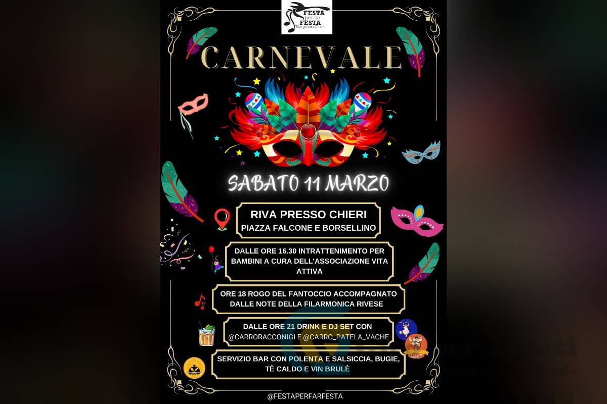 Carnevale a Riva Presso Chieri