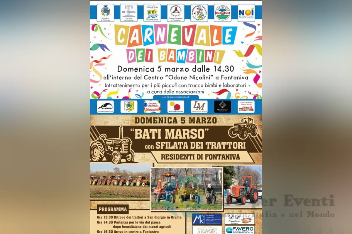 Carnevale dei Bambini a Fontaniva