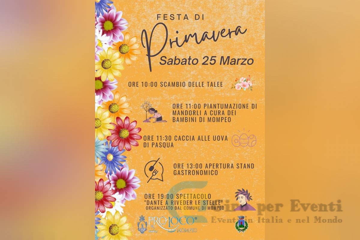 Festa di Primavera a Mompeo