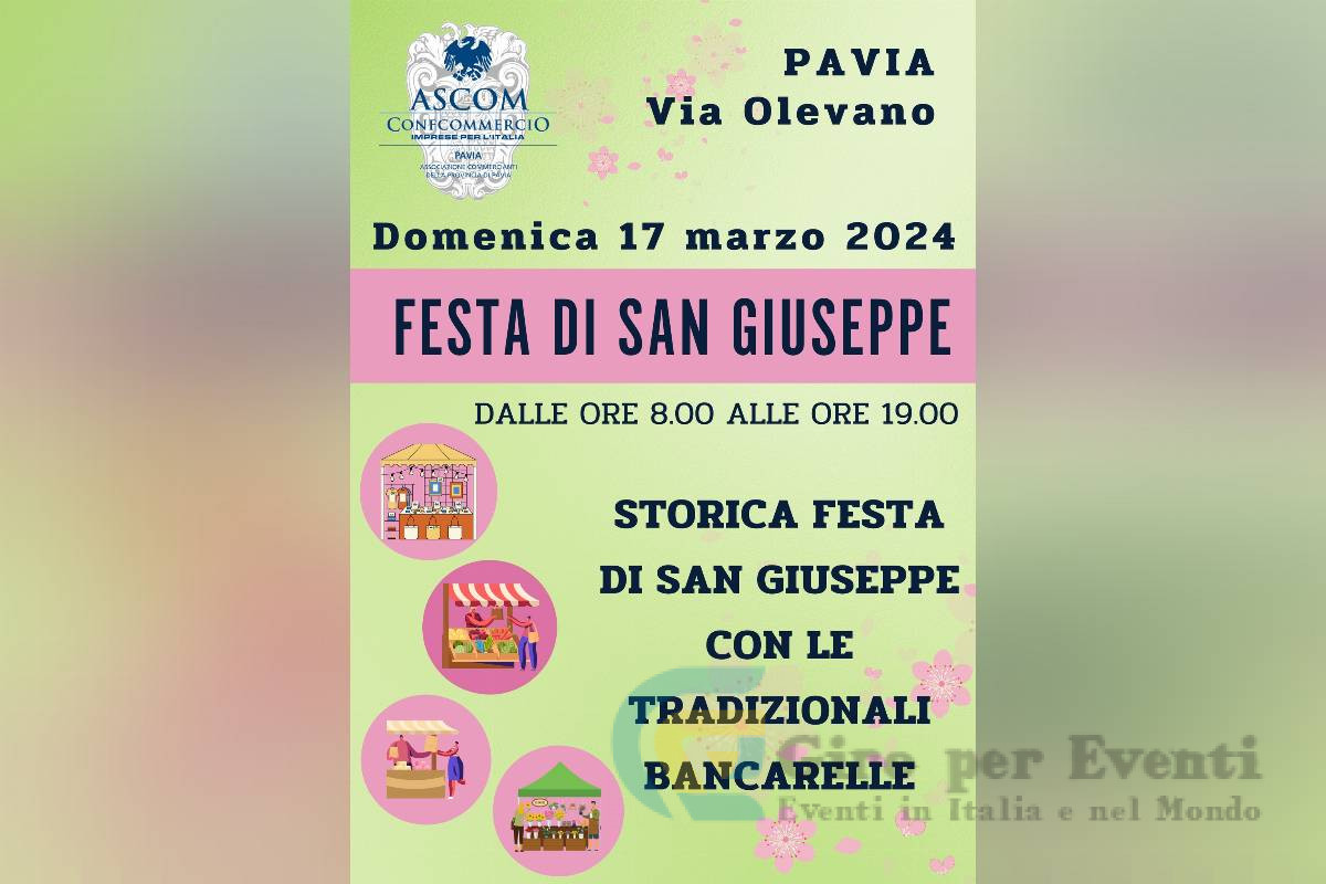 Festa di San Giuseppe a Pavia