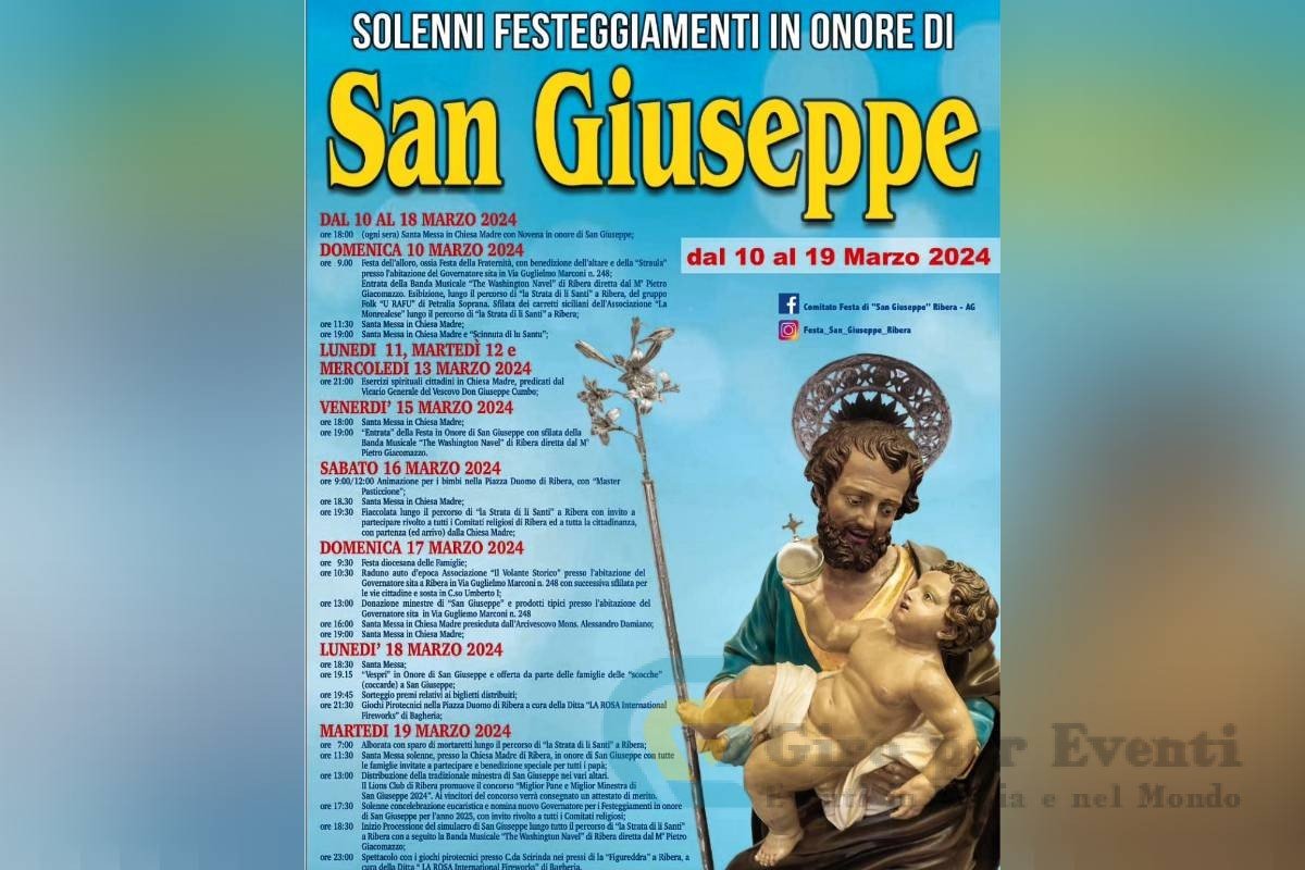 Festa di San Giuseppe a Ribera