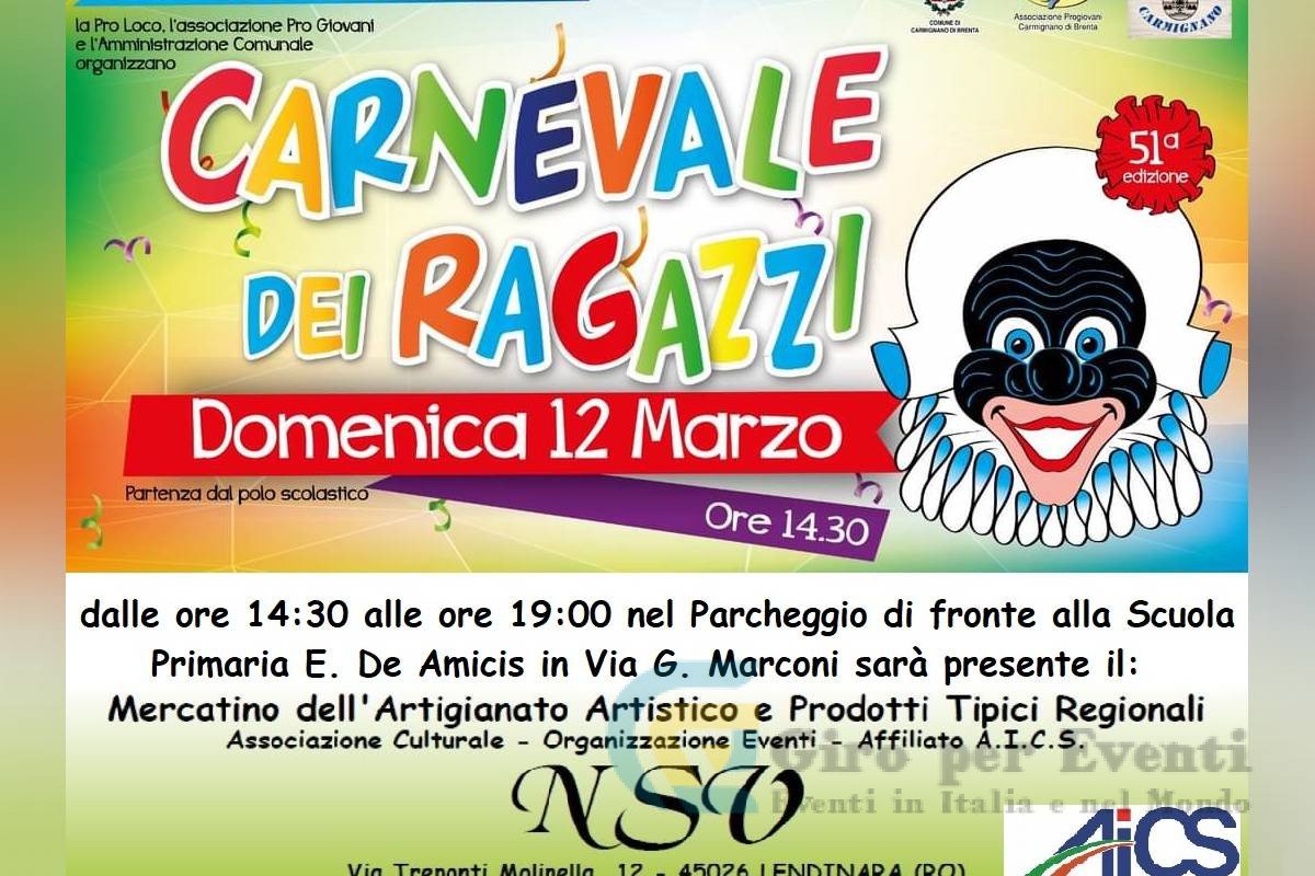 Carnevale dei Ragazzi a Carmignano di Brenta