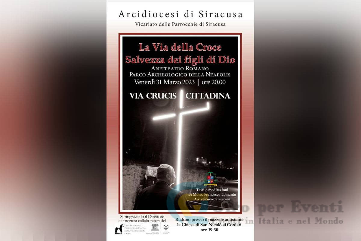 La Via della Croce - Salvezza dei Figli di Dio Siracusa