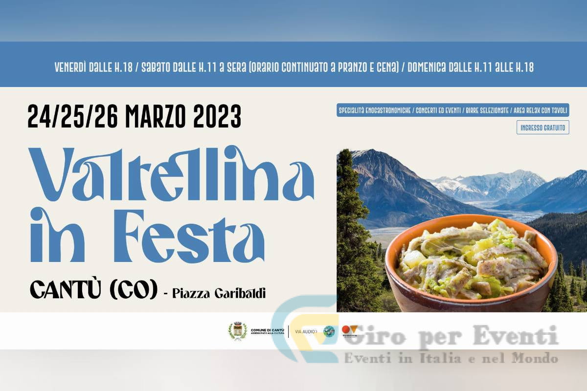 Valtellina in Festa a Cantù