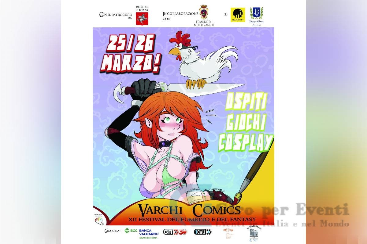 Varchi Comics a Montevarchi banner