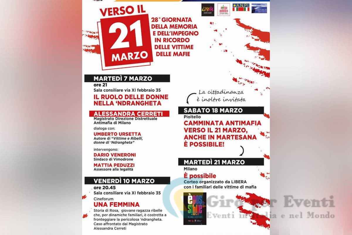 Verso il 21marzo a Vimodrone