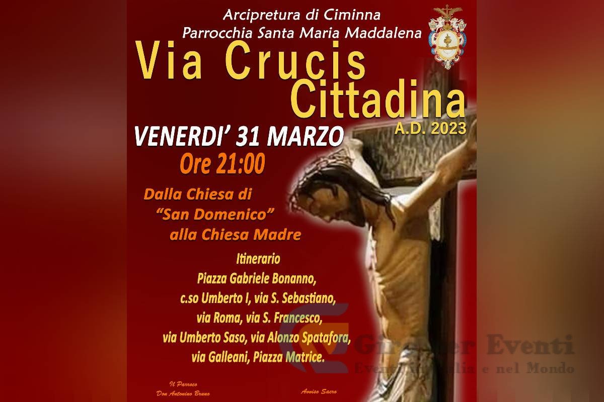 Via Crucis Cittadina a Ciminna