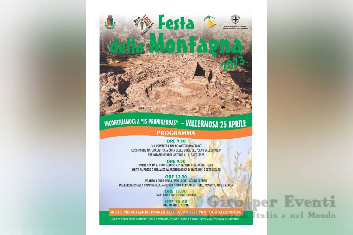 Festa della Montagna a Vallermosa