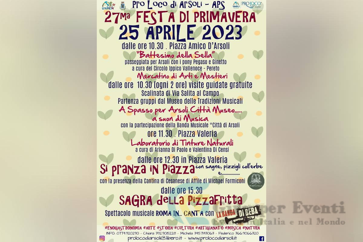 Festa di Primavera ad Arsoli