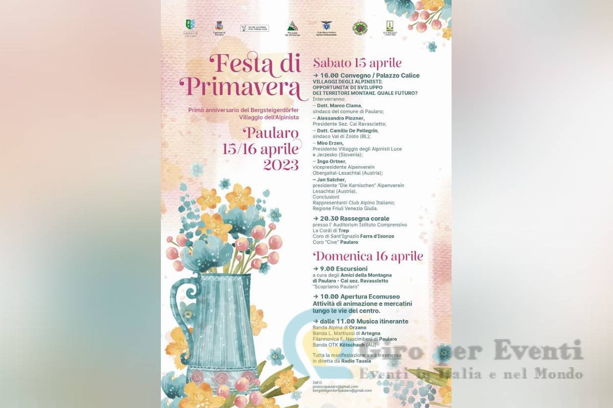 Festa di Primavera a Paularo