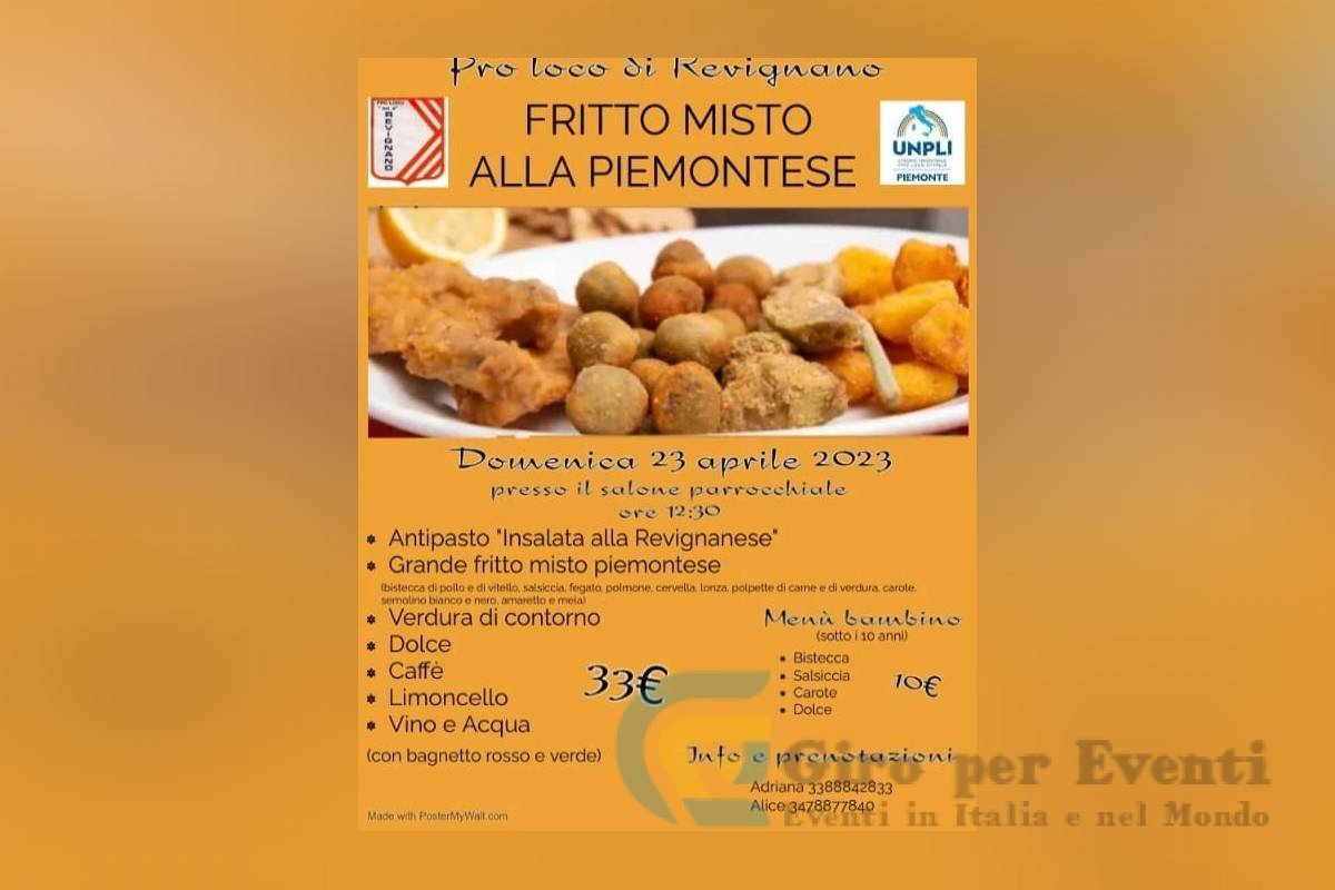 Fritto Misto alla Piemontese a Revignano di Asti