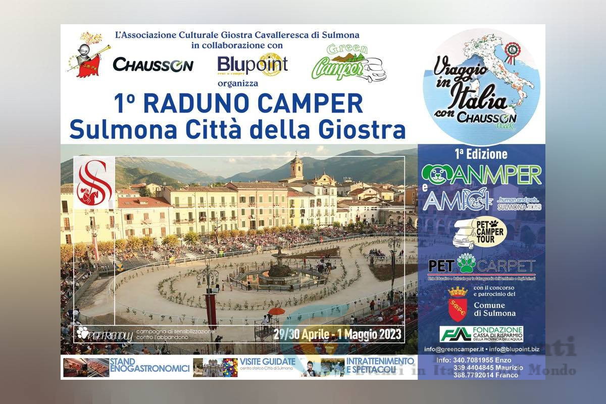 Raduno Camper Sulmona Città della Giostra