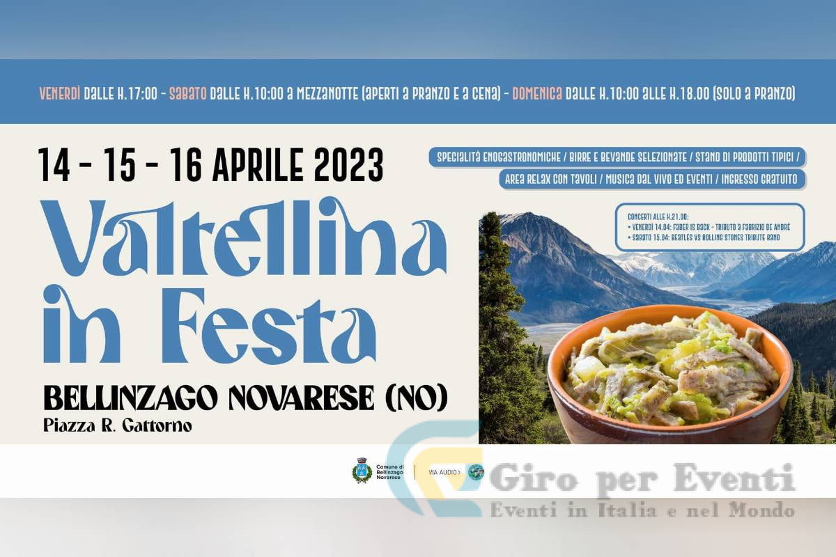 Valtellina in Festa a Bellinzago Novarese