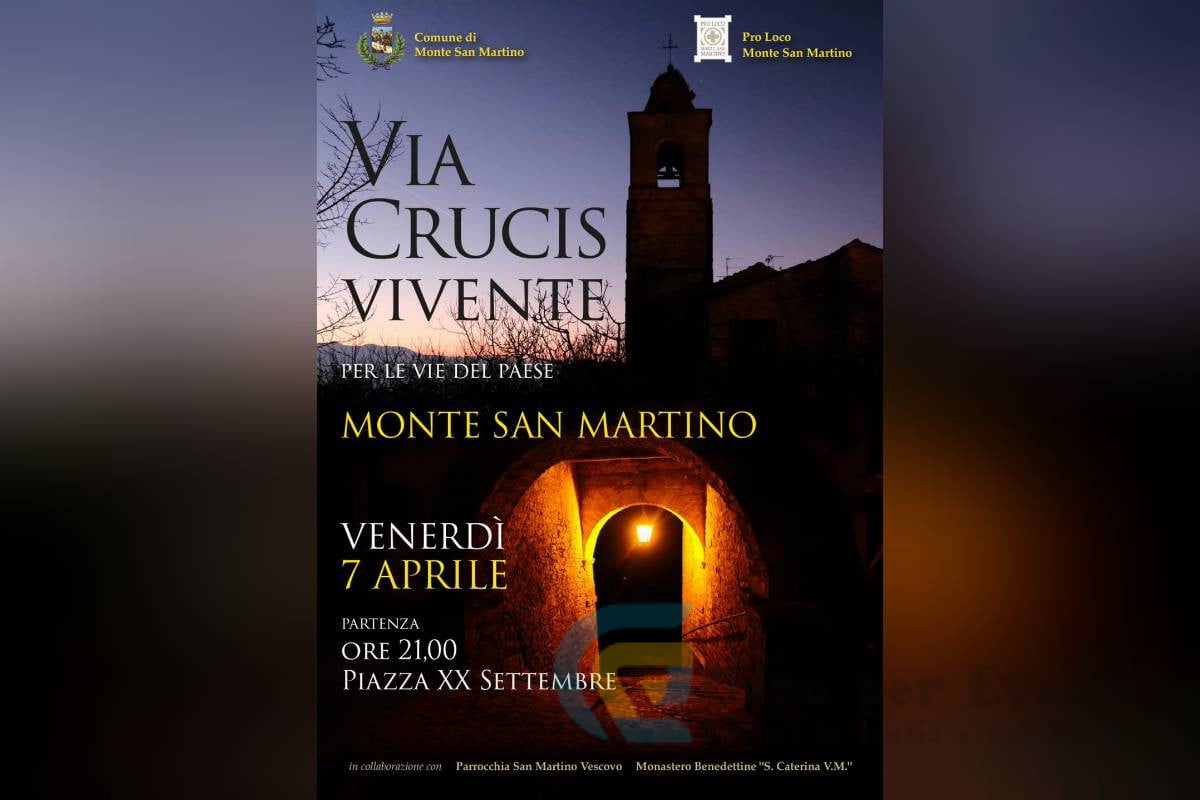 Via Crucis Vivente a Monte San Martino