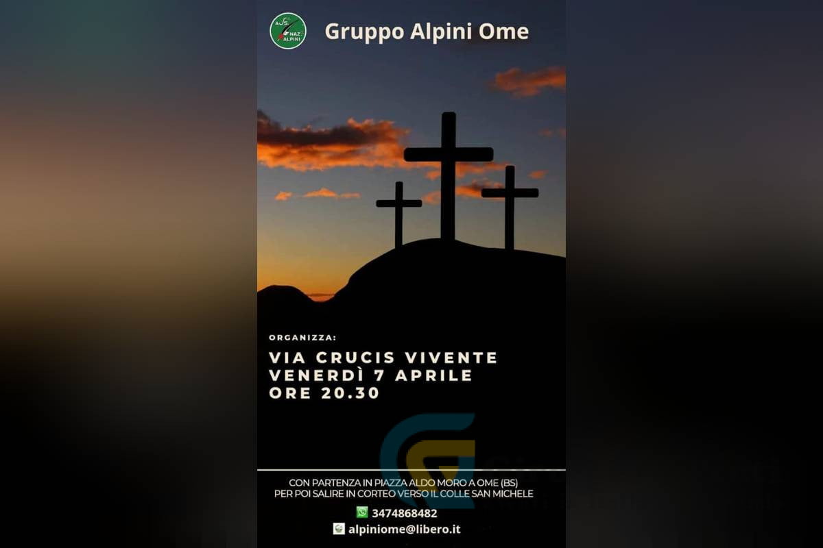 Via Crucis Vivente a Ome