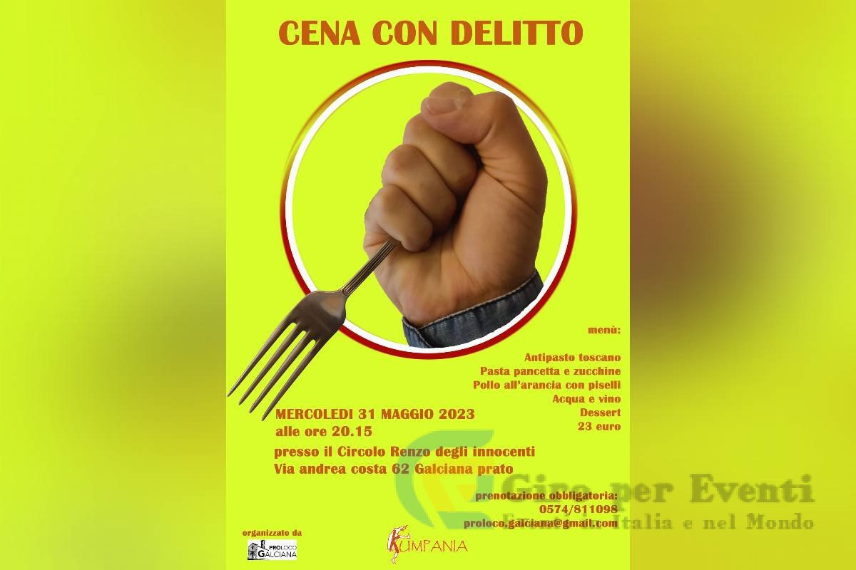 Cena con Delitto a Galciana