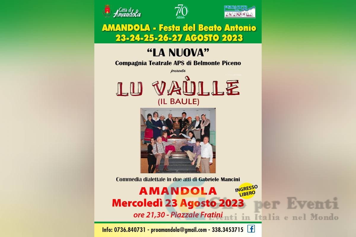 Commedia dialettale ‘Lu Vaulle’ ad Amandola